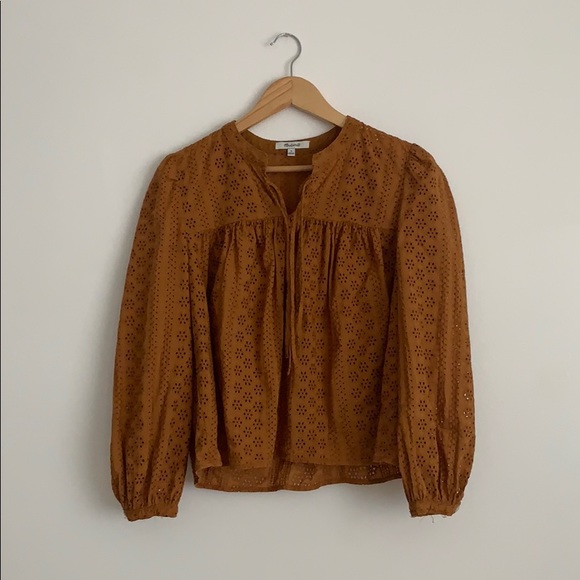 Madewell Tops - Madewell Dusty Orange Blouse